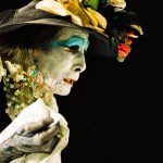 shot during performance of Kazuo Ohno, Butoh legend and one of the founder of Butoh, Japanese dance theater form.