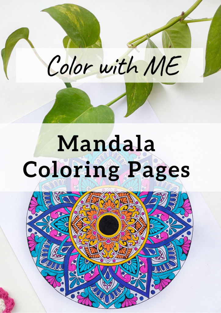 Printable Color Pages | Mandala | Instant Download