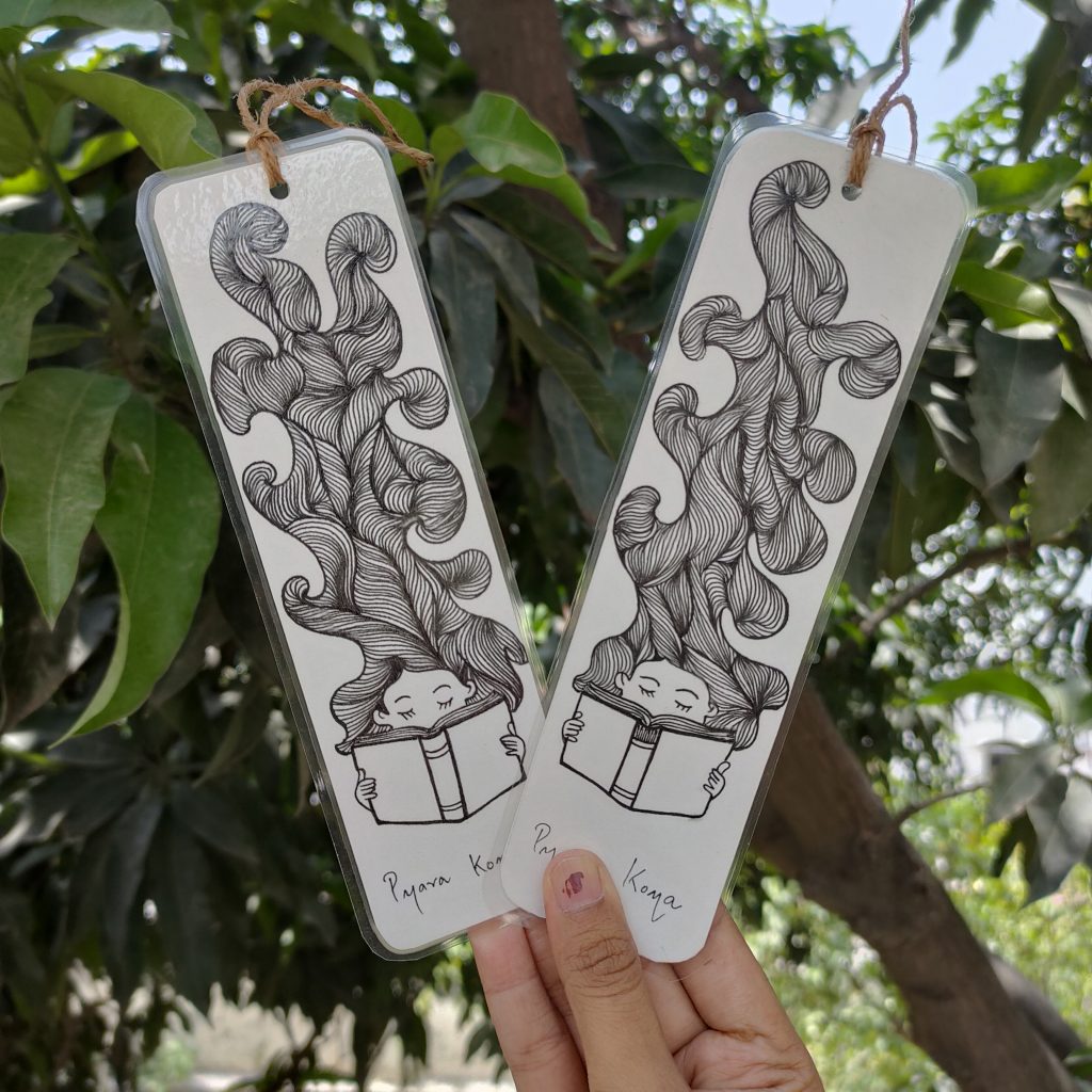 Line Art Bookmark | Set of 2 | Ana